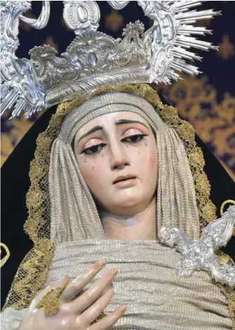  ?? Foto: César López Haldón. ?? La Virgen de la Victoria en un reciente besamanos.