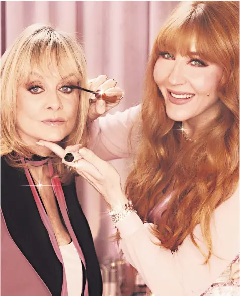  ?? ?? Make-up model: Twiggy is the new face of Charlotte Tilbury’s latest advertisin­g campaign