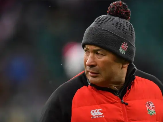  ??  ?? Eddie Jones is under mounting pressure after England's disappoint­ing Six Nations (Getty)