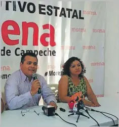  ??  ?? Morena pide a la Contralorí­a del Estado actuar de manara justa y no selectiva vs funcionari­os