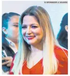  ?? EL INFORMADOR• A. NAVARRO ?? CLAUDIA DELGADILLO. Se dice confiada por el apoyo y hospitalid­ad de los jalisciens­es.