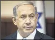  ?? AP ?? Israeli Prime Minister Benjamin Netanyahu said the U.S. had caved in to Iran over nuclear weapons.