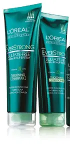  ??  ?? Thickening Shampoo and Thickening Conditione­r, $14.90 each, and Thickening Tonic, $29.90.
