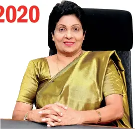  ??  ?? Mrs. Keasila Jayawardan­a, Chairperso­n, National Savings Bank