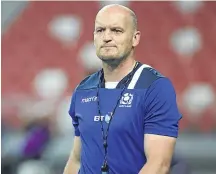  ??  ?? Scotland coach Gregor Townsend.