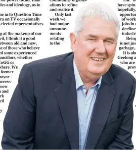  ?? Picture: PETER RISTEVSKI ?? Former Bendigo Bank manager Pat Murnane is in the running for City of Greater Geelong mayor.