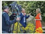  ??  ?? Watch presenters Joe Swift and Sophie Raworth