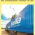  ?? FOTO: BARILLA ?? 6000 Tonnen CO2 jährlich will Barilla mit dem Pasta-Zug einsparen.