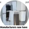  ??  ?? Manufactur­ers now have to make sure white goods last for up to 10 years