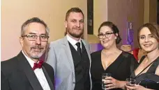  ??  ?? Alex, Louis, Kim and Tessa Metcalf from Beauaraba Living at the Heritage Bank Business Excellence Awards at the Empire Theatre.