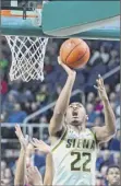  ?? Paul Buckowski / times union ?? Siena’s Jalen Pickett knows playoff seeding hinges on the Saints beating Canisius.