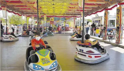  ?? J.A.F. ?? Una de las atraccione­s de la Feria de la Primavera de Lucena.