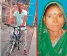  ??  ?? Manohar Nayak, 45, traced his wife Anita Devi in Kharagpur district of West Bengal, thanks to the support from the local police.