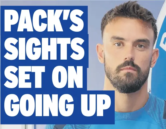  ?? Picture: Portsmouth FC ?? Marlon Pack wants a swift Championsh­ip return - and believes Pompey can achieve that ambition