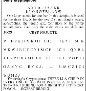 Daily Cryptoquote - Arkansas Democrat-Gazette (2022-10-29)