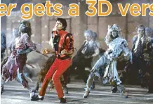  ??  ?? The music video
Thriller was made because pop star Michael Jackson ‘wanted to be a monster’