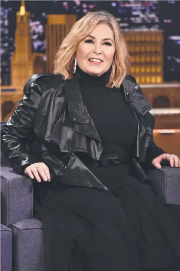  ?? Picture: THEO WARGO/GETTY ?? CANCELLED: Roseanne Barr’s show has been ditched after she posted a racist remark.