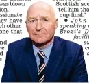  ??  ?? John Brown was speaking at the launch of Broxi’s Den at Ibrox, a facility that will allow supporters with complex learning difficulti­es and sensory challenges such as autism to enjoy matches at the stadium.