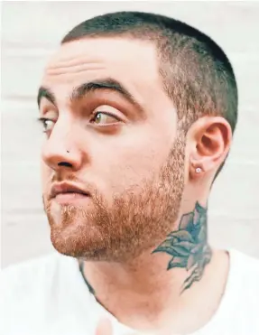  ?? BRICK STOWELL ?? Mac Miller, who died Sept. 7, had been open about his battle with drug addiction.