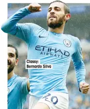  ??  ?? Classy: Bernardo Silva