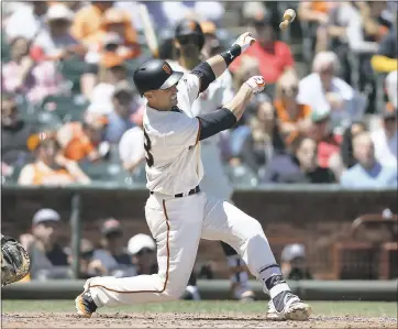  ?? NHAT V. MEYER — STAFF PHOTO ARCHIVES ?? Buster Posey got his feet wet with the Giants in 2009 when they were struggling but would be a key piece to their championsh­ip run in which they won World Series titles in 2010, 2012 and 2014.