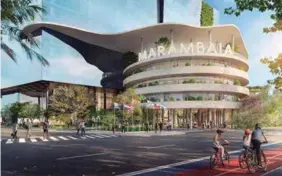  ?? ?? Perspectiv­a de como será a modernizaç­ão do Marambaia Hotel