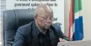  ??  ?? CRUNCHING THE NUMBERS: Eastern Cape cooperativ­e governance and traditiona­l affairs MEC Xolile Nqatha