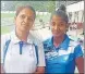  ?? FILE PIC ?? Mumtaz (right) poses with her coach Neelam Siddiqui.