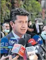  ?? ?? Caso. El ministro de Defensa de Colombia, Diego Molano.