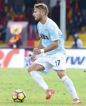  ??  ?? Altruista Ciro Immobile, 27 anni, seconda stagione alla Lazio Per la prima volta in A, ieri ha servito 3 assist nella stessa partita: non ne aveva realizzato mai più di uno in un match (LaPresse)