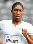  ?? Foto: dpa ?? Juristisch­er Rückschlag für Leichtathl­etin Caster Semenya.