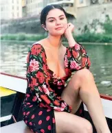  ?? INSTAGRAM ?? Cantante. Selena Gomez también es compositor­a y diseñadora de modas.