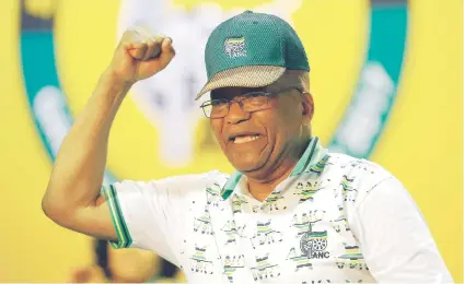  ?? Picture: EPA-EFE ?? QUO VADIS? Jacob Zuma may not continue to be president of the country for much longer.