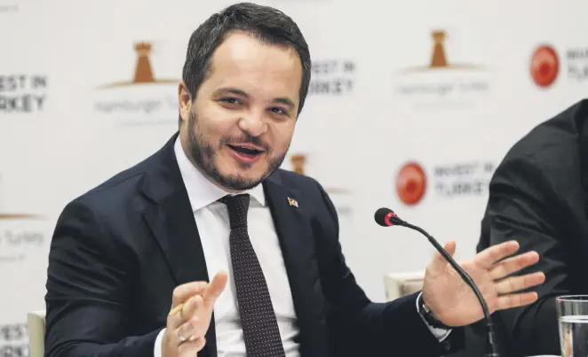  ??  ?? Presidency Investment Office Head Arda Ermut said they expect to exceed $11 billion in foreign investment at the end of this year.