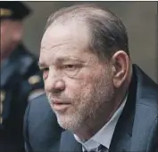  ?? John Minchillo Associated Press ?? HARVEY WEINSTEIN faces an additional count of sexual battery in connection with a 2010 incident.