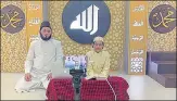  ?? HT ?? ■
A namaz webcast underway from the Islamic Centre of India.