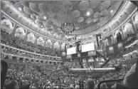  ?? JUSTIN TALLIS / AFP ?? London’s Royal Albert Hall stages the world’s biggest classical music festival every year.