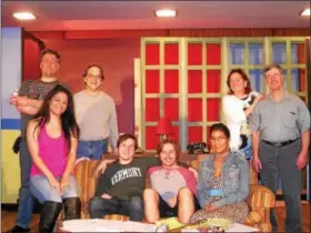  ?? SUBMITTED PHOTOS ?? Fleetwood Community Theatre’s production of “Love, Sex and the IR$” runs through Oct. 30in Kutztown. Shown here is the cast.