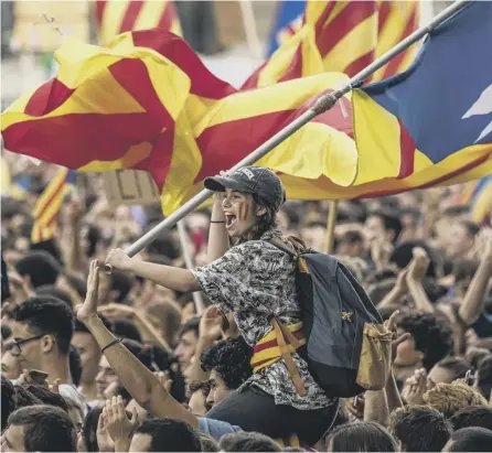  ?? PHOTO: GETTY ?? 0 Proposed referendum in Catalonia is illegal and should be treated as such, says Brian Wilson