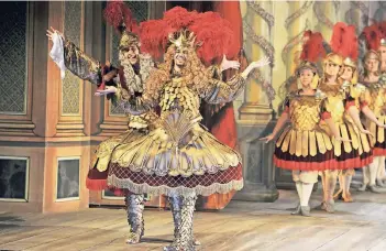 ?? FOTO: H.-J. MICHEL ?? Georg Friedrich Händels „Xerxes“feiert seine Wiederaufn­ahme am Donnerstag in der Oper am Rhein.