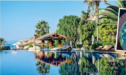  ?? ?? FLIGHT FANTASTIC: Local airports link to Cyprus’s Columbia Beach Resort and France’s Oceanopoli­s, right
