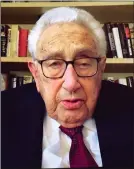  ?? ?? Kissinger: a master of realpoliti­k