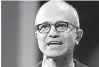  ??  ?? Satya Nadella