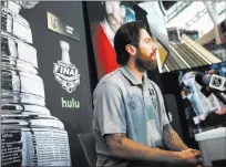  ??  ?? Golden Knights left wing James Neal, who lost in the Stanley Cup Final last season with Nashville, said Sunday that he loves the way the team has handled the pressure of the playoffs.