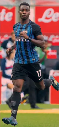  ?? GETTY ?? Yann Karamoh, 19, franco-ivoriano, prima stagione all’Inter