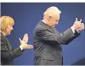  ?? FOTOS (4): DPA ?? Angela Merkel ließ 2002 Edmund Stoiber den Vortritt.