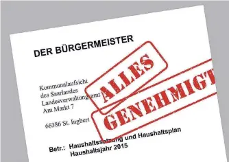  ?? ILLUSTRATI­ON: ROBBY LORENZ ?? Die 52 Städte und Gemeinden müssen ihre Haushalte von der Kommunalau­fsicht des Landes genehmigen lassen. Doch Kritiker monieren, die Aufsicht lasse viel zu viel durchgehen.