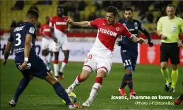  ?? (Photo J-F.Ottonello) ?? Jovetic, l’homme en forme.