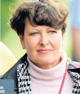  ??  ?? BACKWOODSW­OMAN Suspended Tory MP Anne Marie Morris