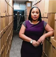  ?? John Bazemore / Associated Press ?? Fulton County District Attorney Fani Willis indicated that she wanted a special grand jury to issue subpoenas to witnesses.